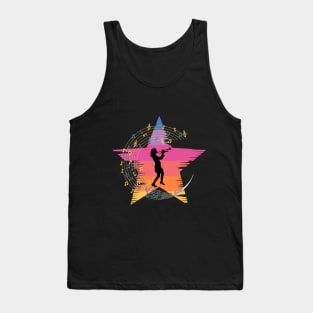 girl playing the trumpet Tank Top